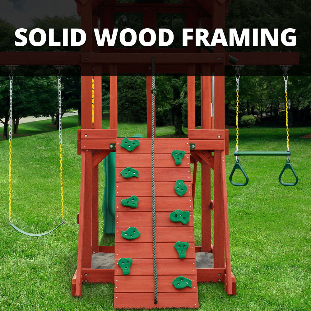 Five Star II Space Saver Swing Set for Kids