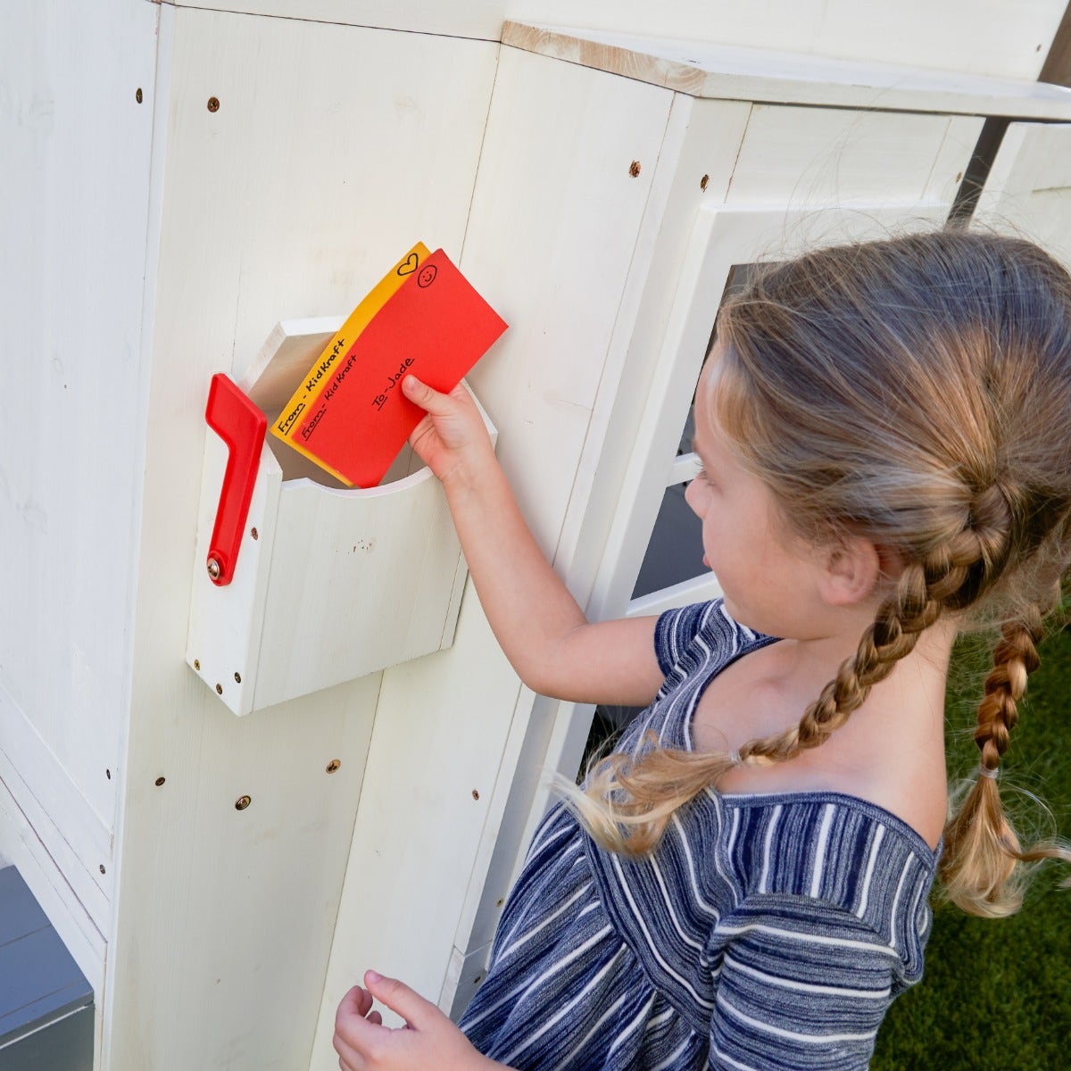 Modern Outdoor Playhouse - White
