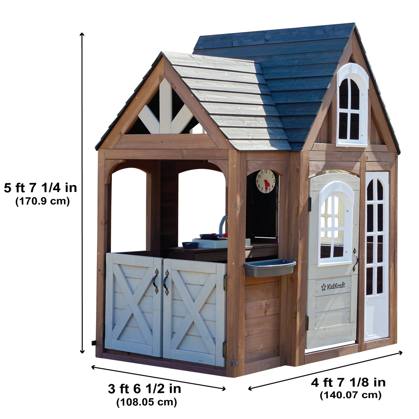 Timberwood Wooden Outdoor Playhouse