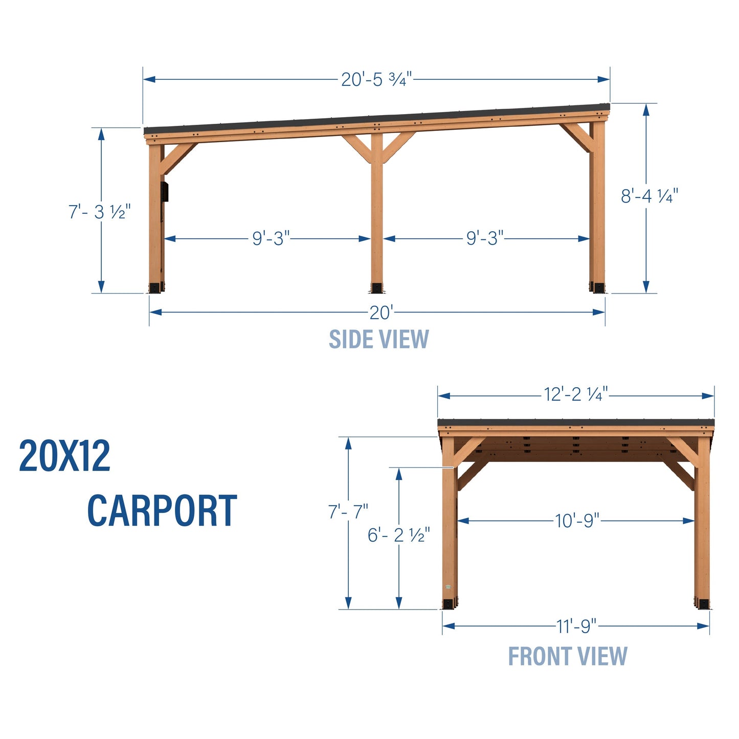 20x12 Kingsport Carport
