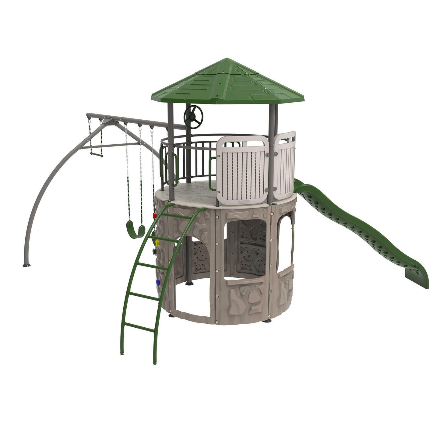 Mazonvintage Adventure Tower (Green And Tan) - 290633