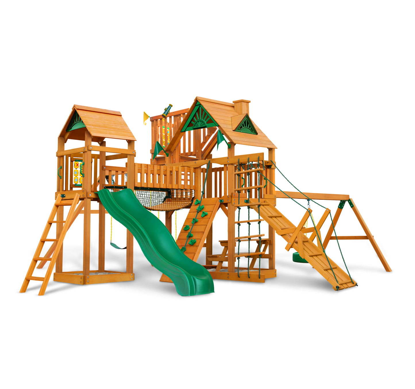 Pioneer Peak w/ Sky Loft Swing Set