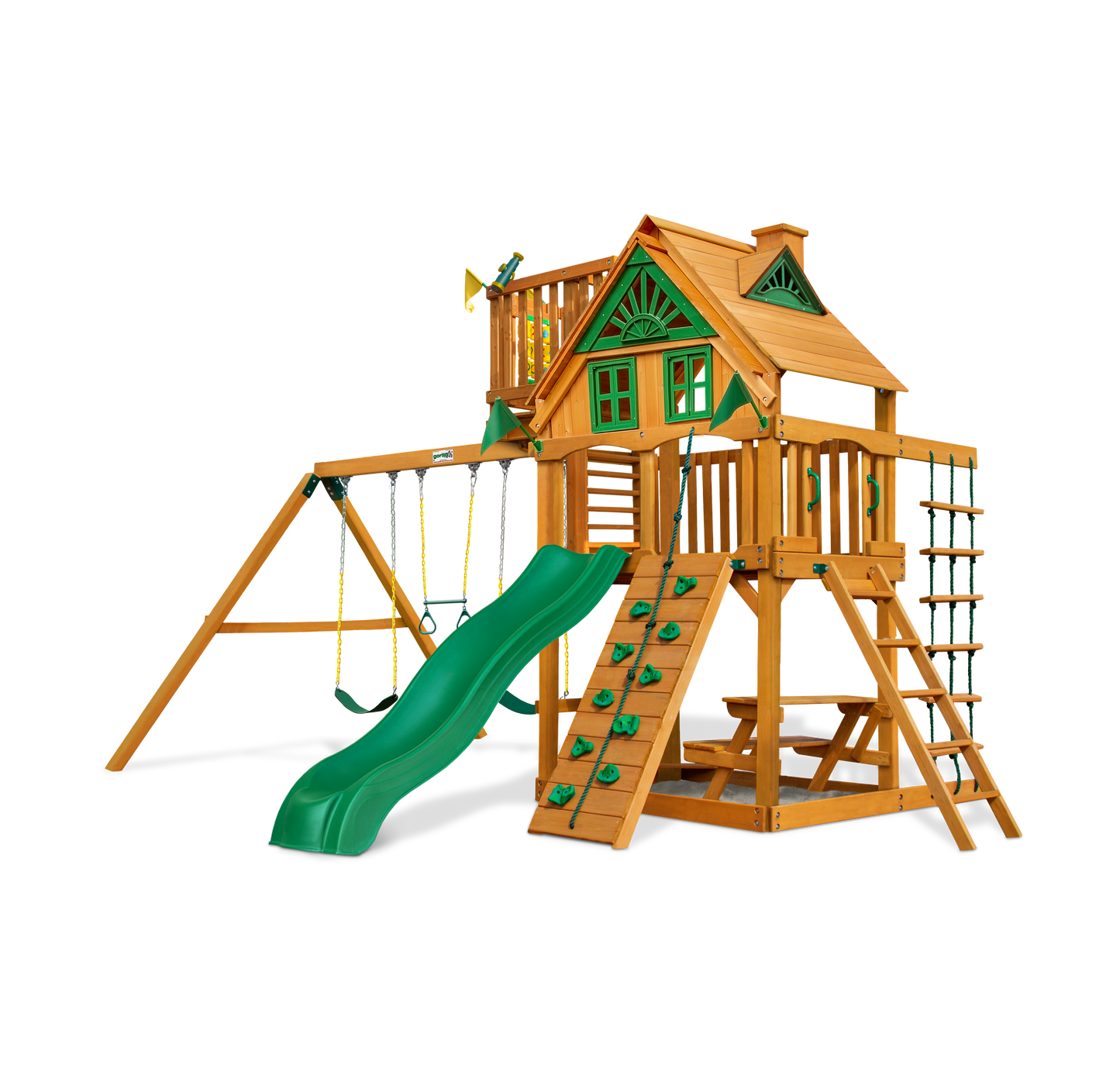 Chateau w/ Sky Loft Swing Set
