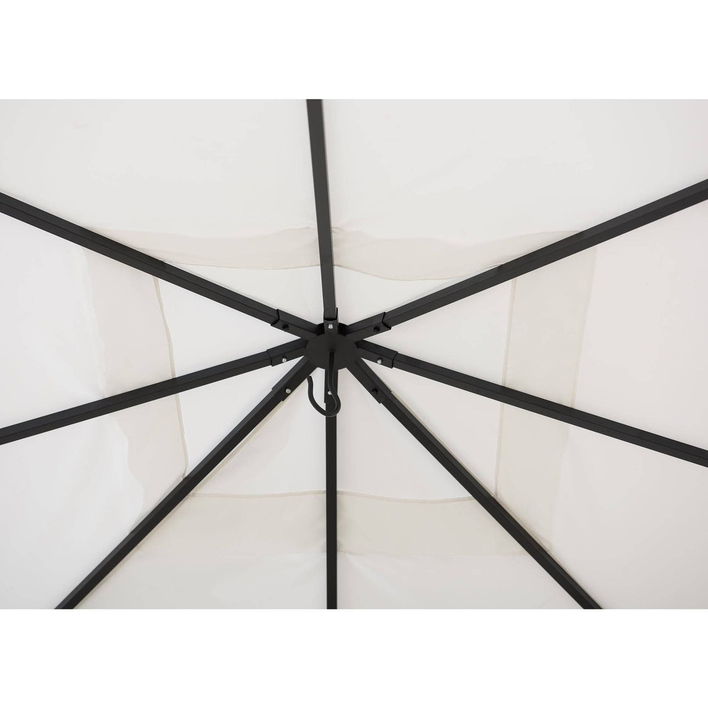 Mazonvintage 10x10 White Gazebo with Curtain and Netting