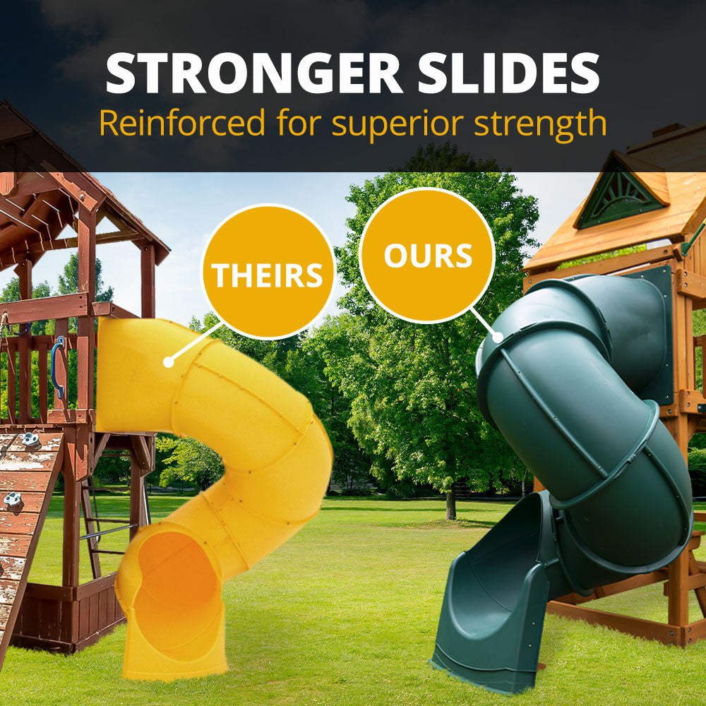 Wilderness Gym w/ Sky Loft Swing Set