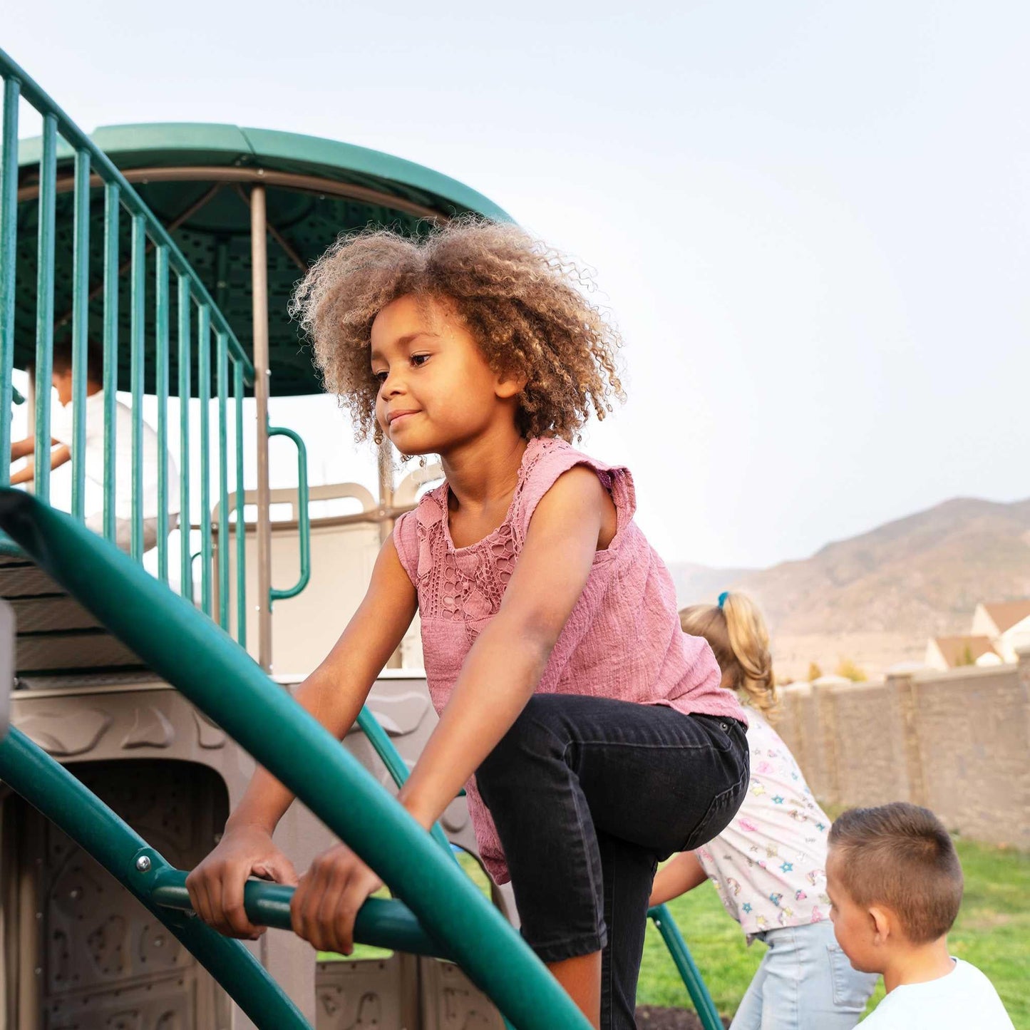 Mazonvintage Double Adventure Tower with Monkey Bars - 90966