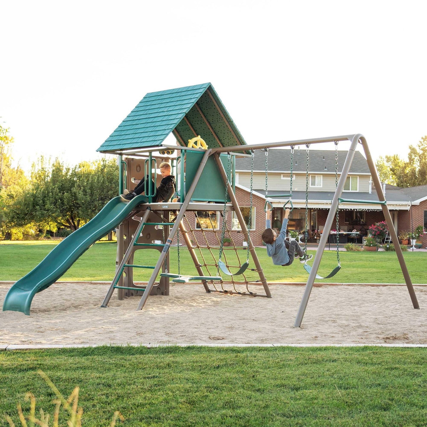 Mazonvintage Big Stuff Swing Set (Earthtone) - 91069