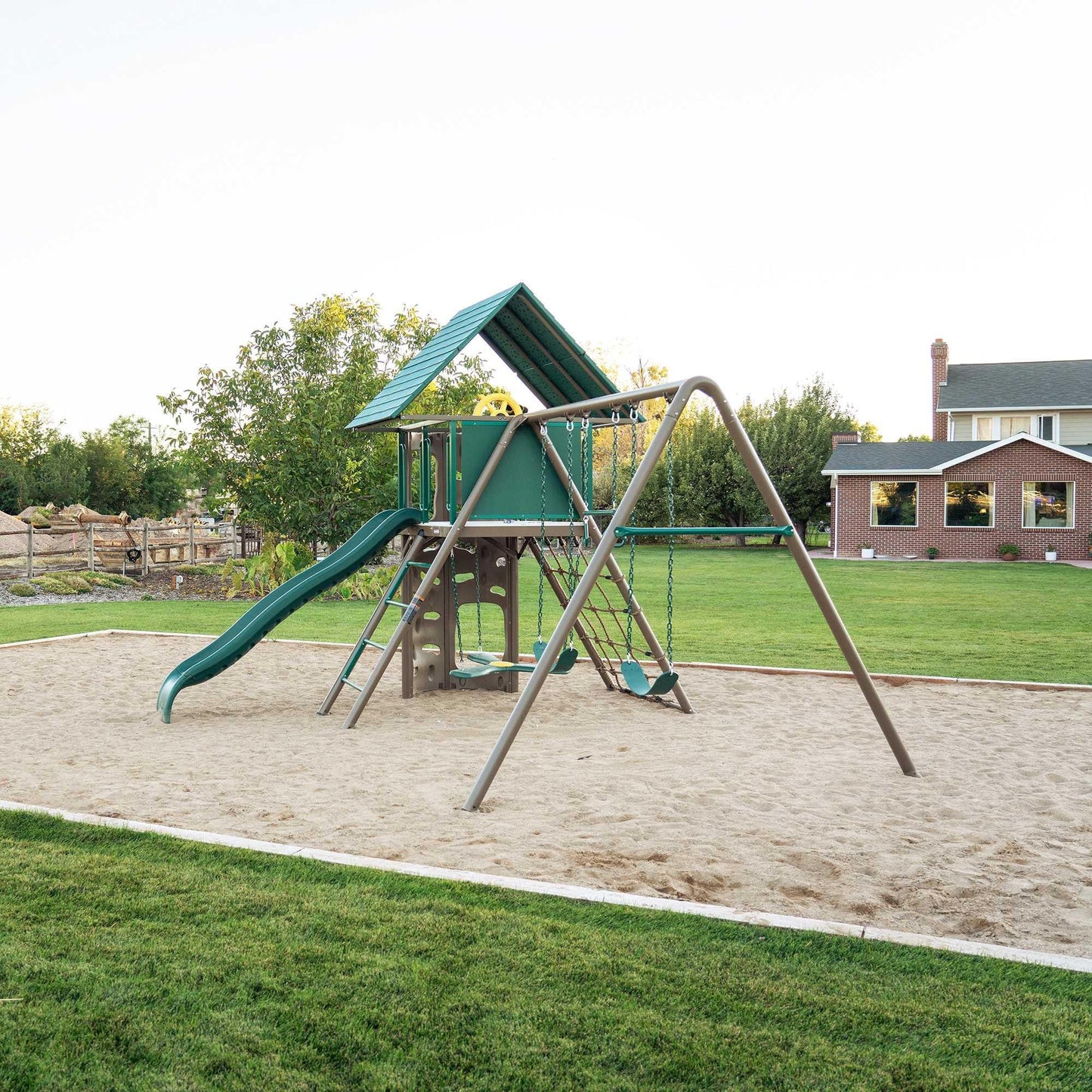 Mazonvintage Big Stuff Swing Set (Earthtone) - 91069