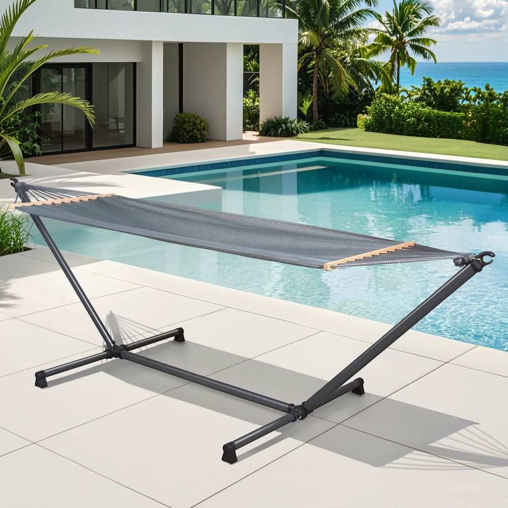 MazonvintageLuxury Portable Hammock with Stand–Made in Italy, Ultra-Light and Tool-Free Setup
