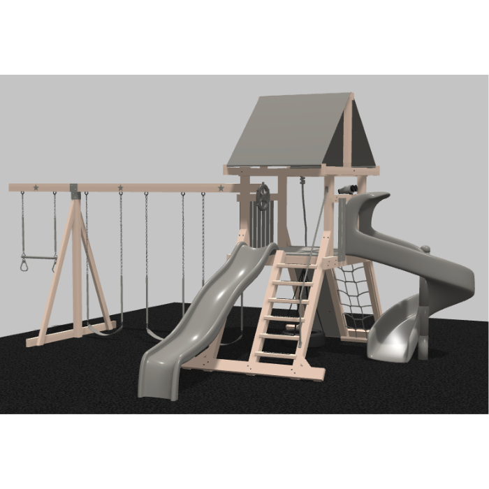 Galaxy Vinyl Swing Set