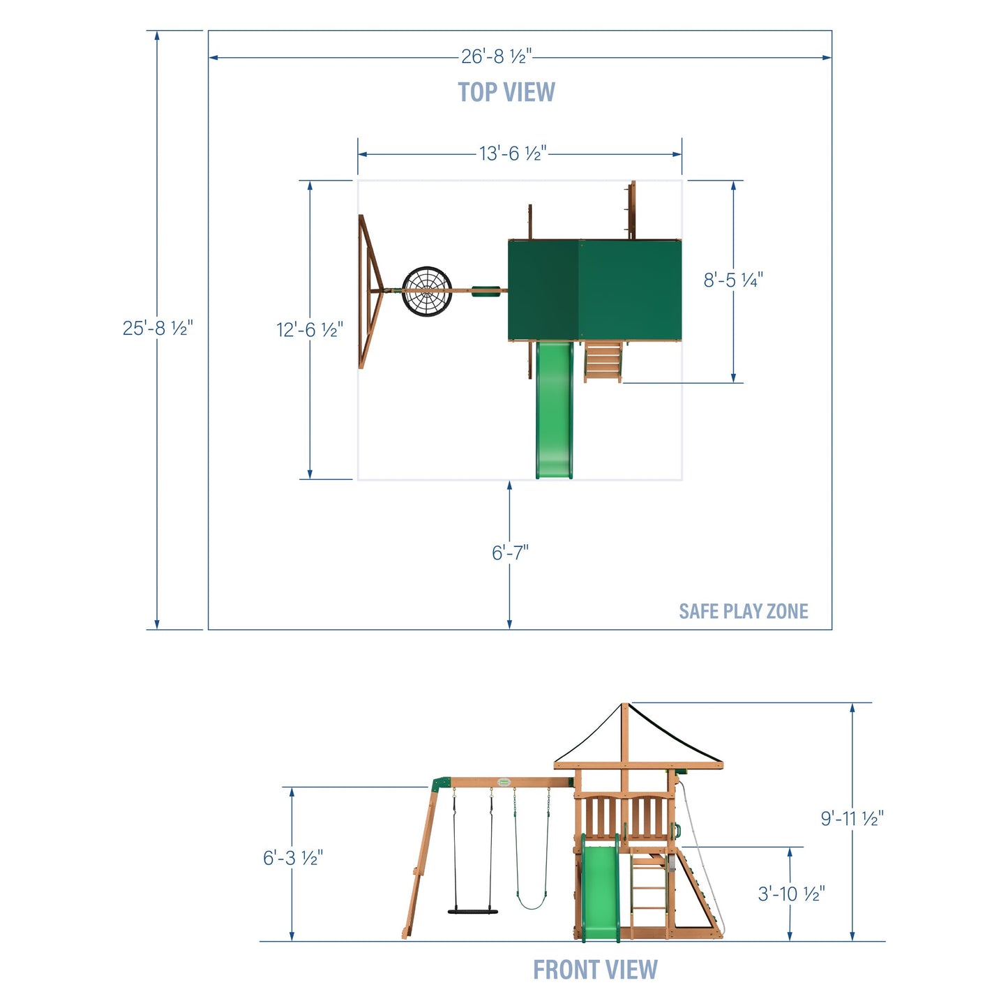 Grayson Peak Swing Set