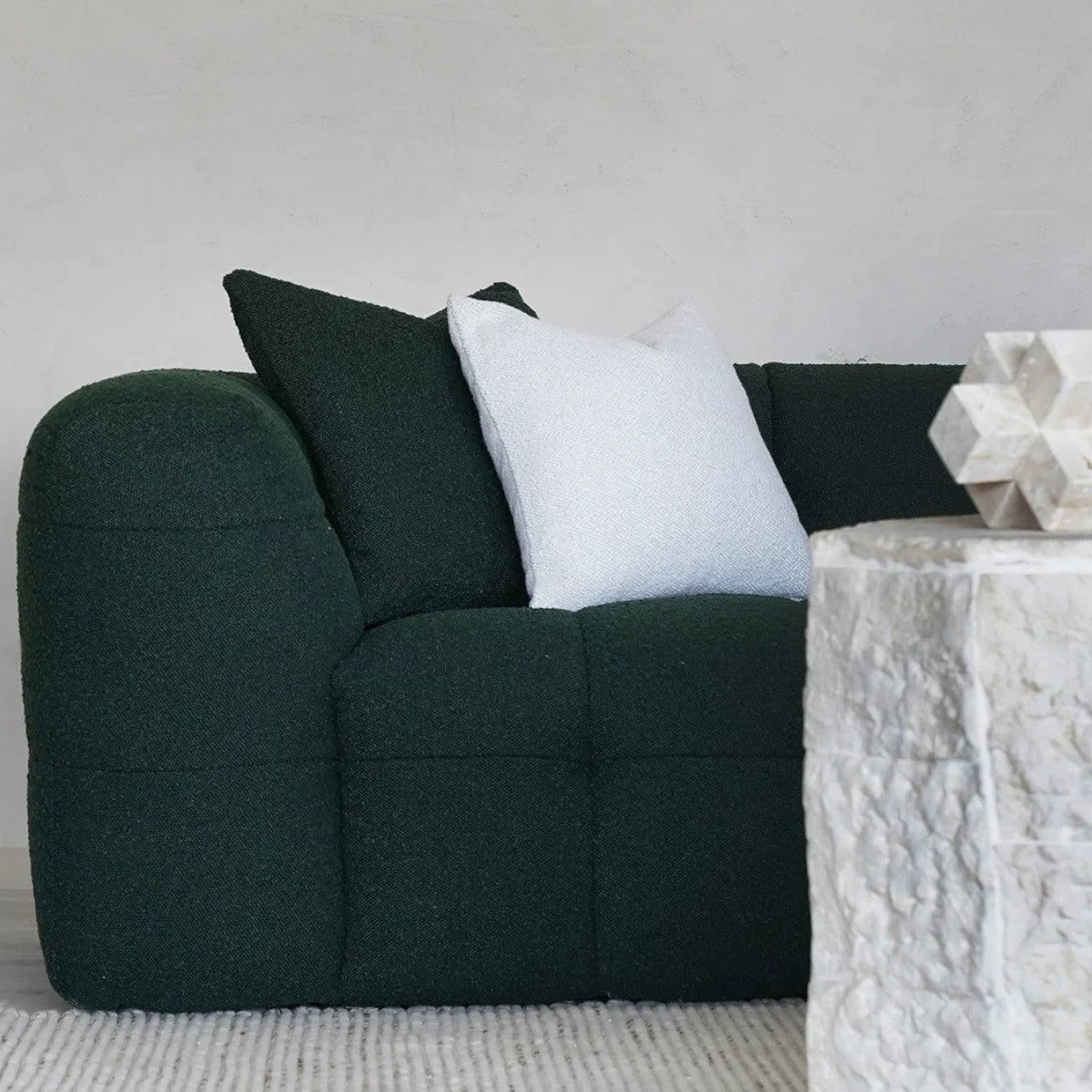 Bane 3 Seater Boucle Fabric Sofa