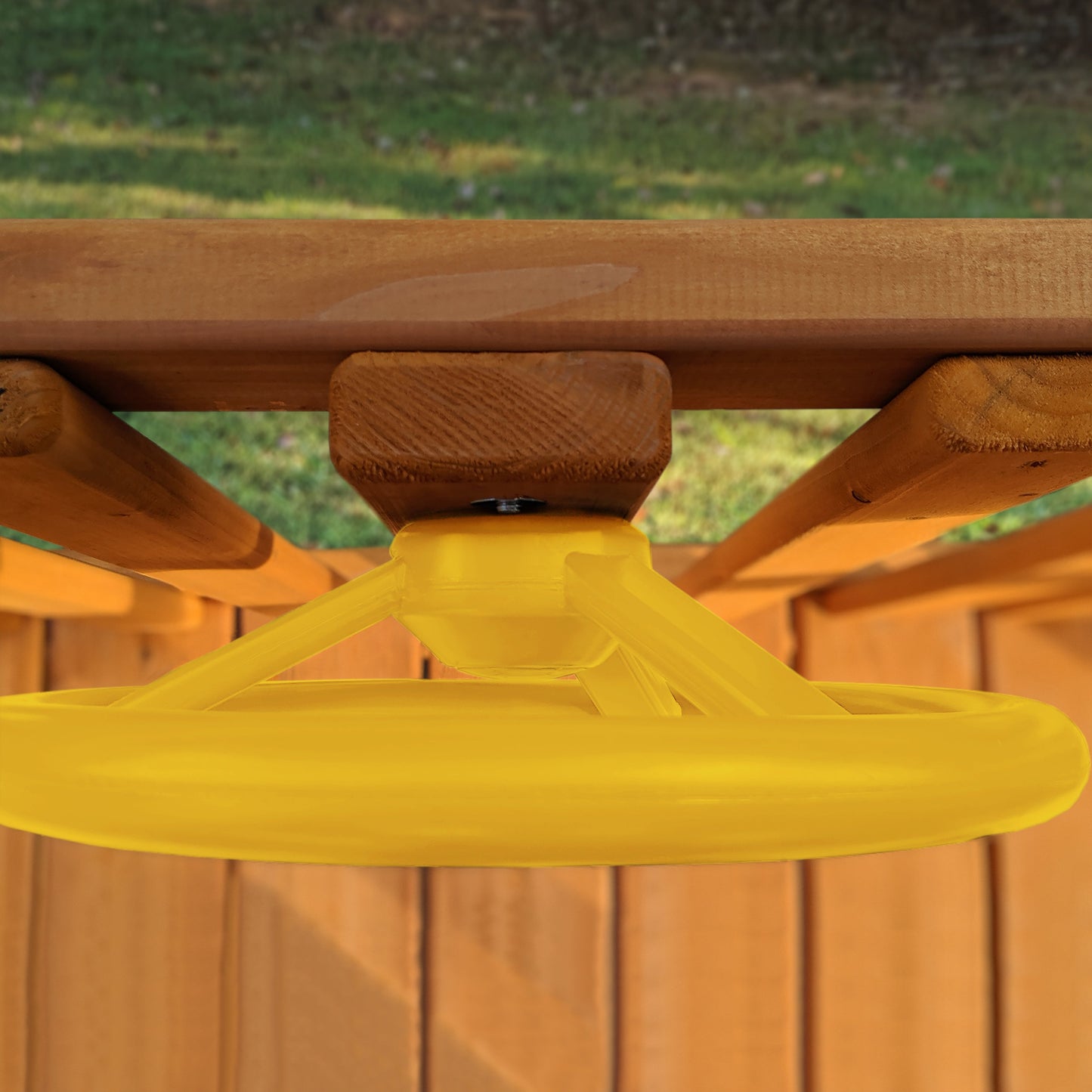 MazonvintagePlaysets Outing With Trapeze Bar Swing Set