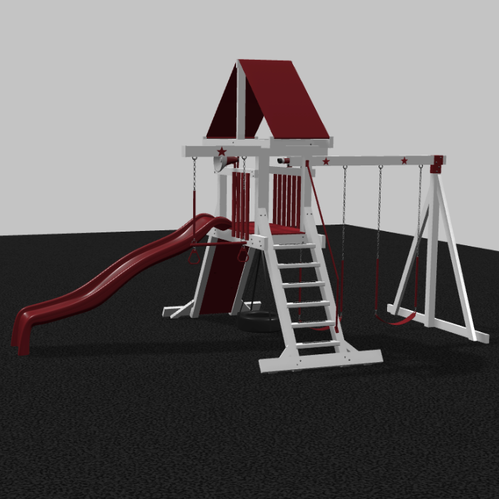 Wishing Star Vinyl Swing Set
