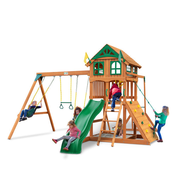 MazonvintagePlaysets Outing With Monkey Bars Swing Set