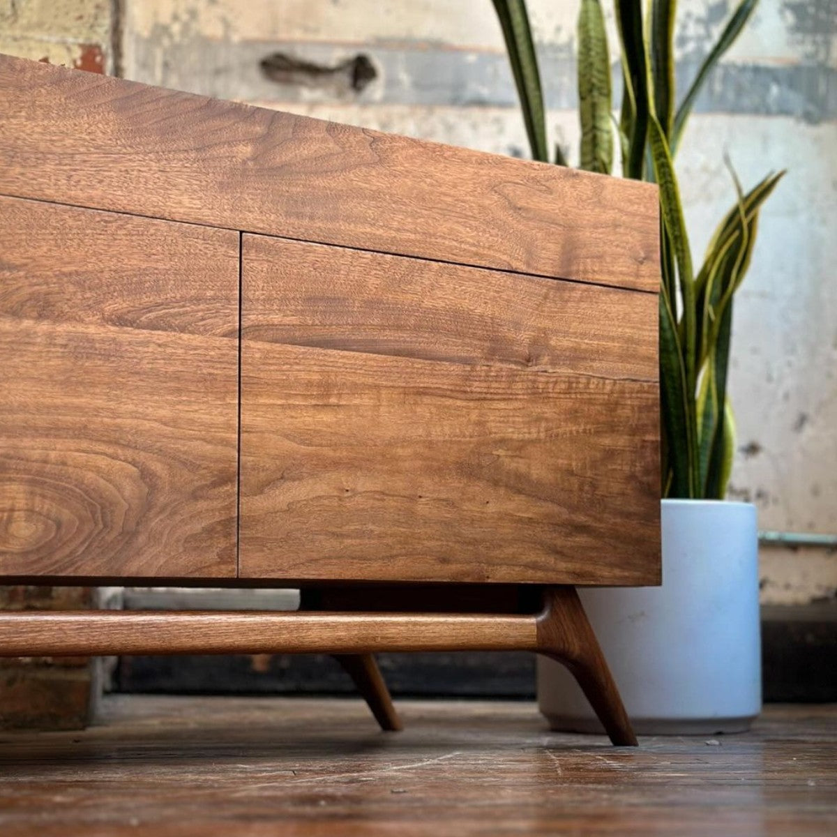 Bevin Walnut Wood Cabinet & Sideboard