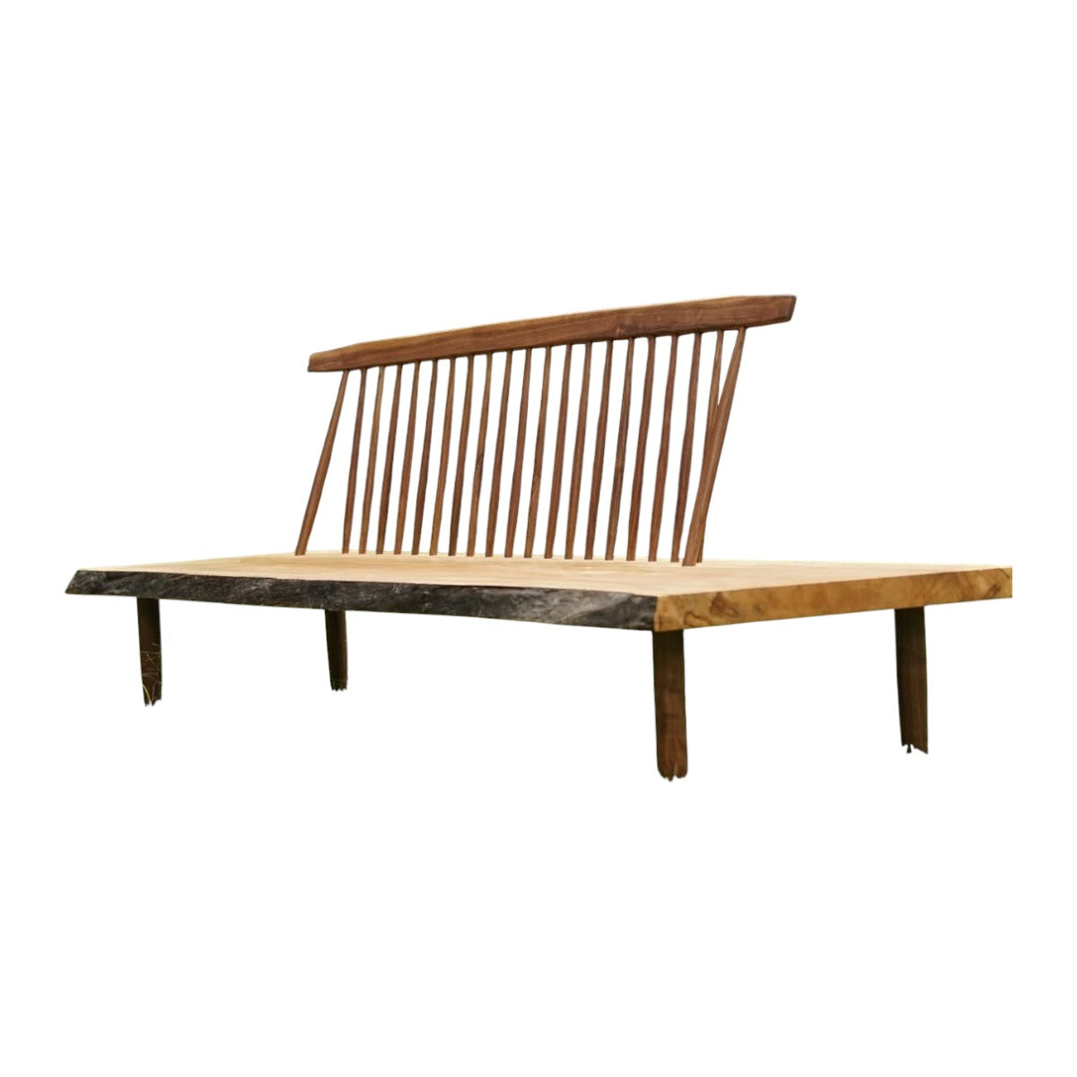 Can Walnut Wood Bench