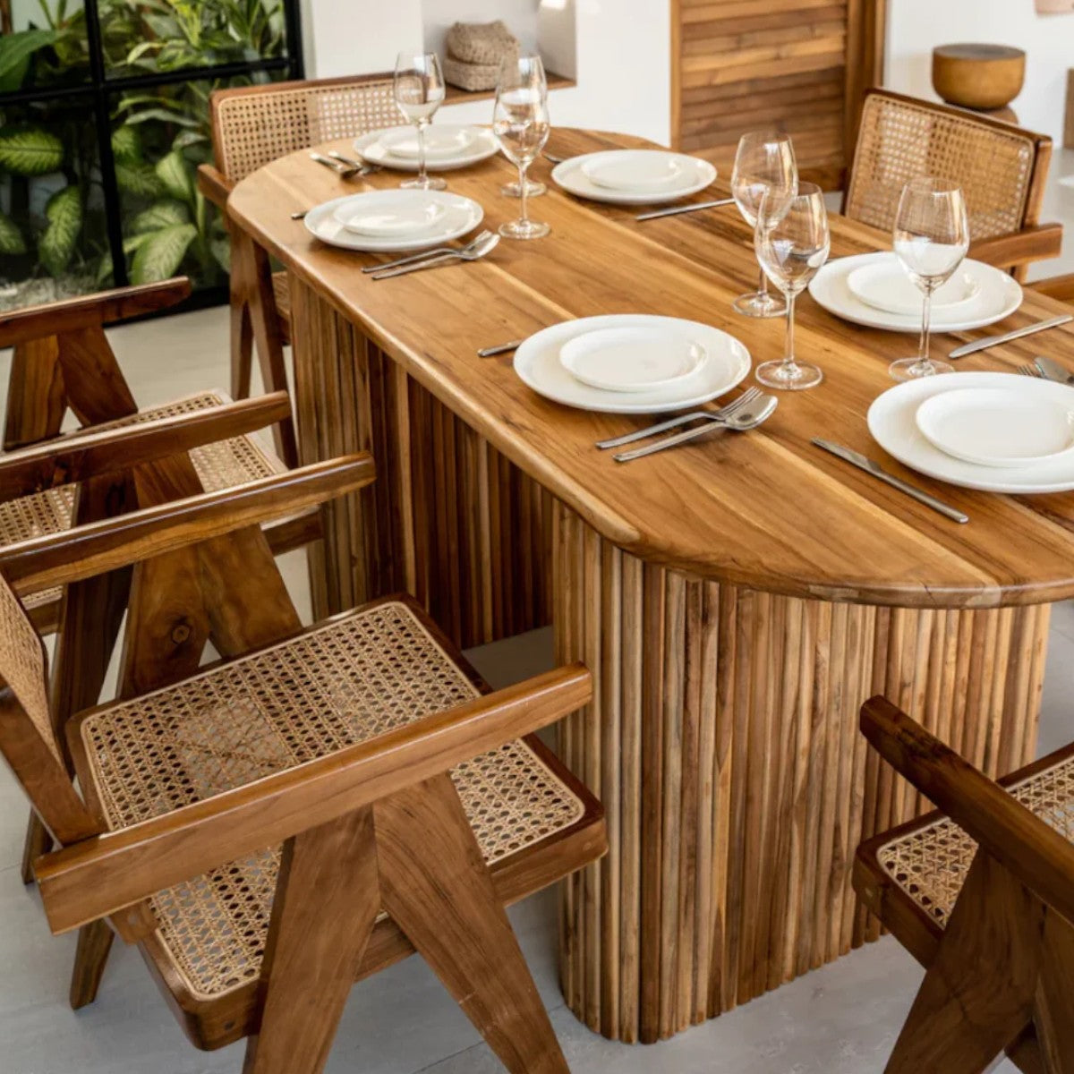 Daley Teak Wood Dining Table