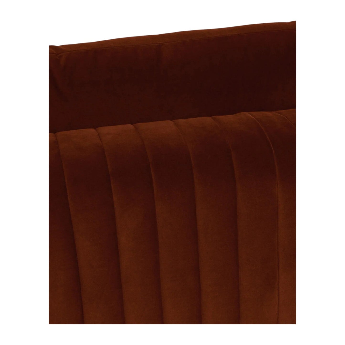 Eilis Teak Wood & Fabric 3 Seater Sofa