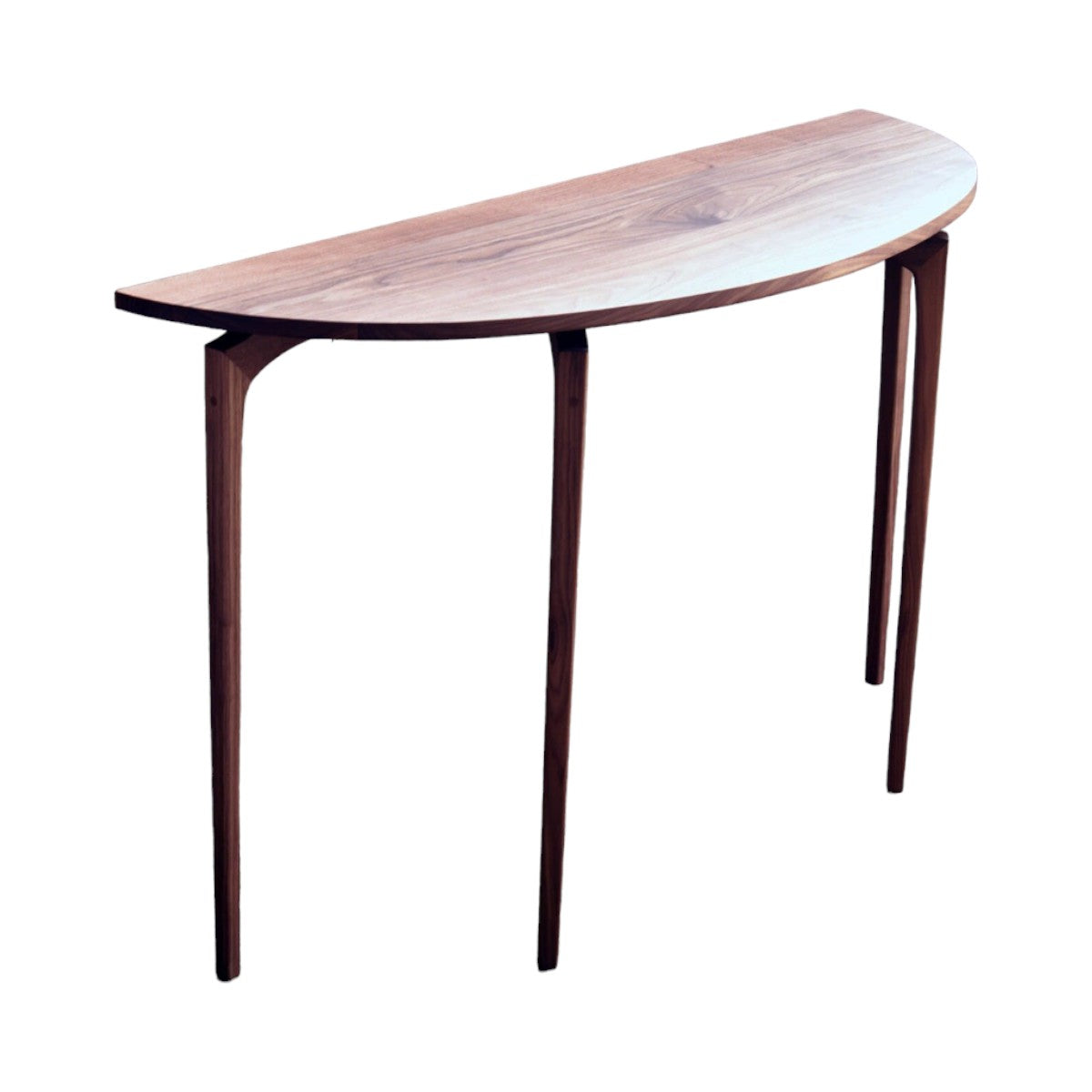 Everard Walnut Wood Console Table