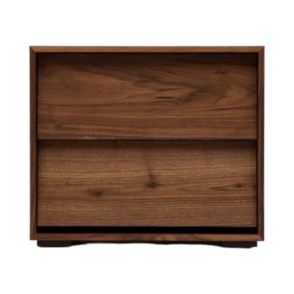Fabian Walnut Wood Bedside