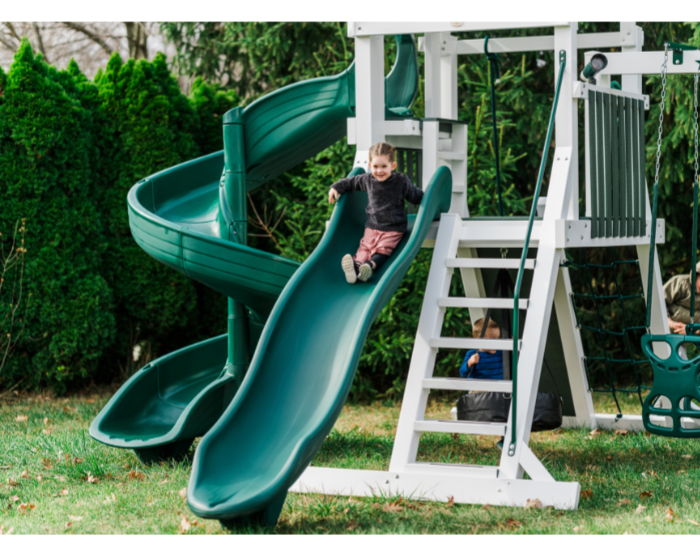 Galaxy Explorer Vinyl Swing Set
