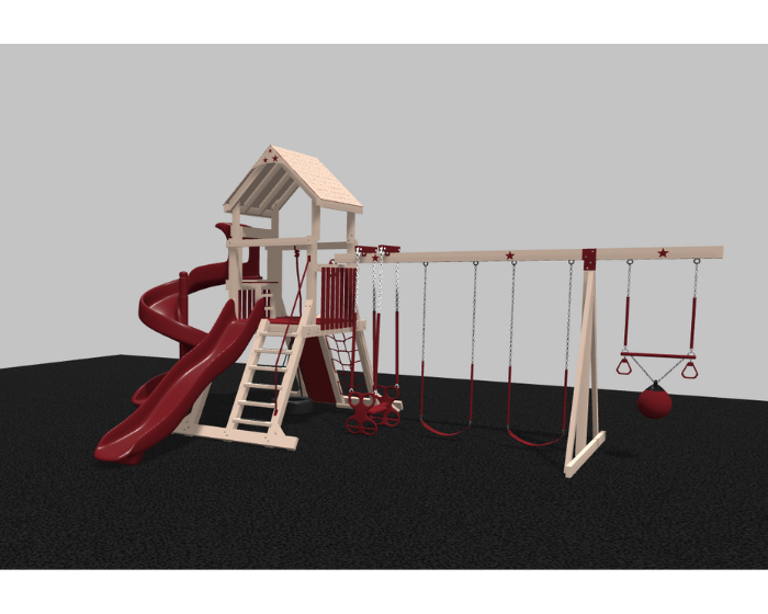 Galaxy Explorer Vinyl Swing Set