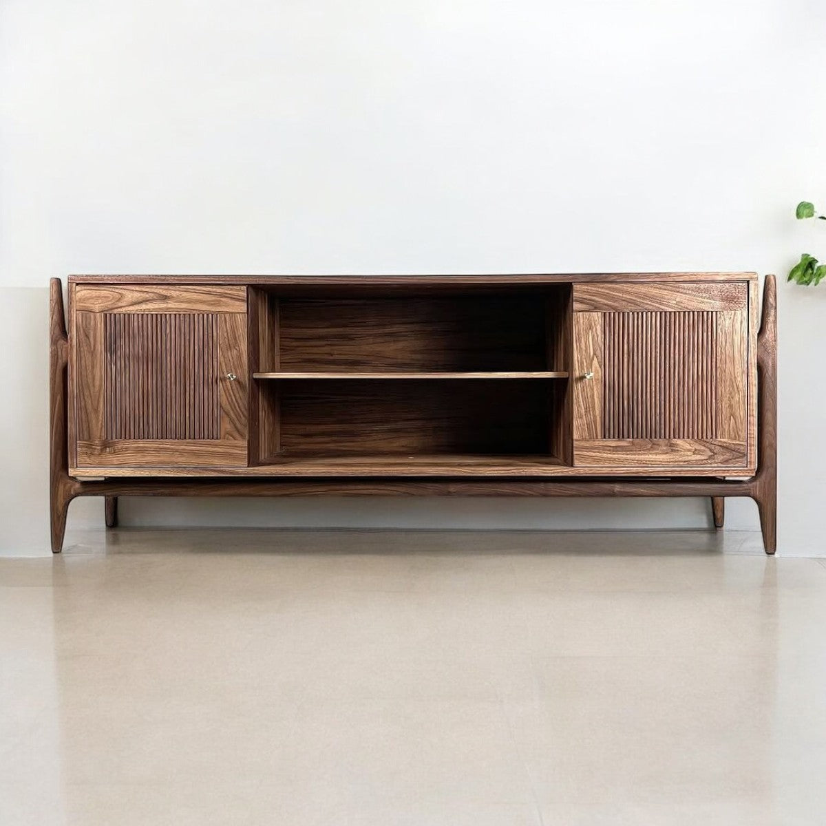 Harmon Walnut Wood TV Unit