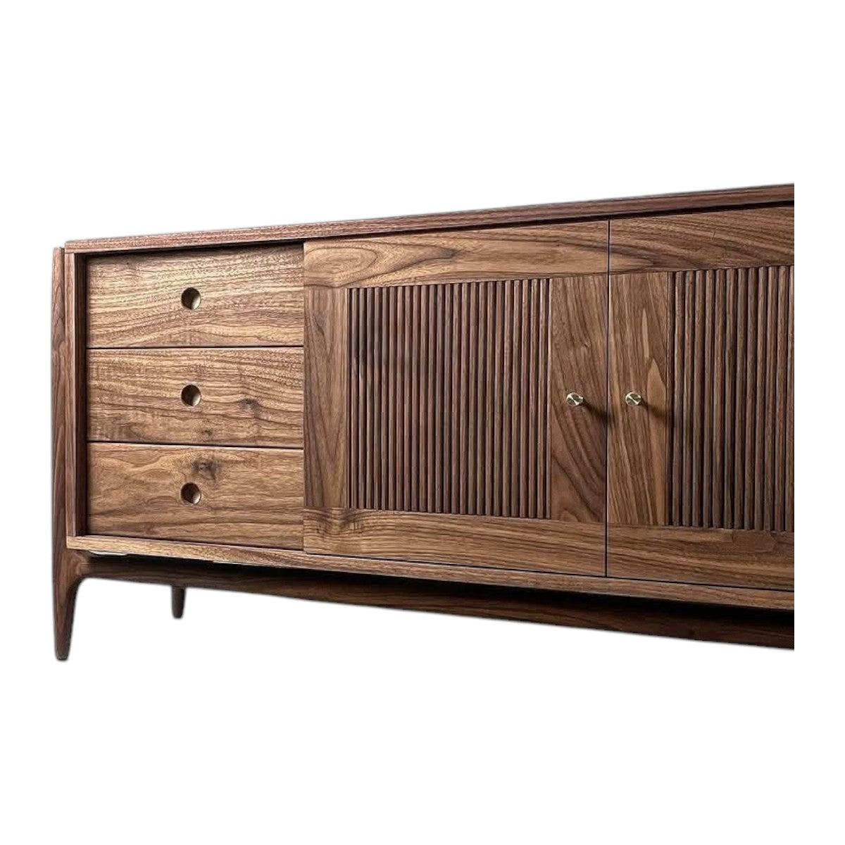 Harmon Walnut Wood TV Unit