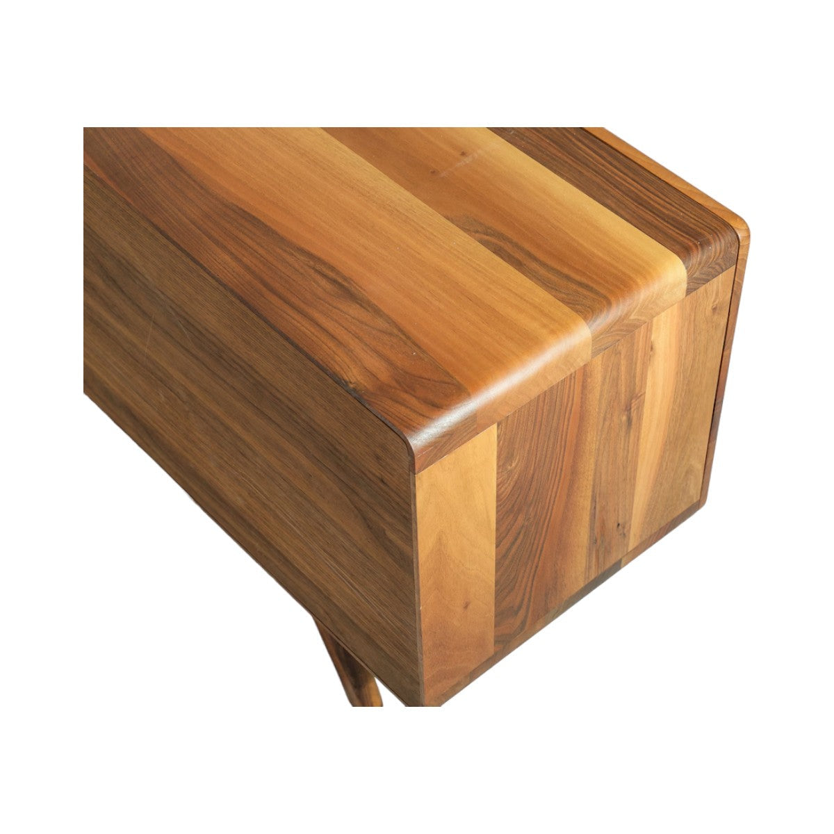 Josue Walnut Wood TV Unit