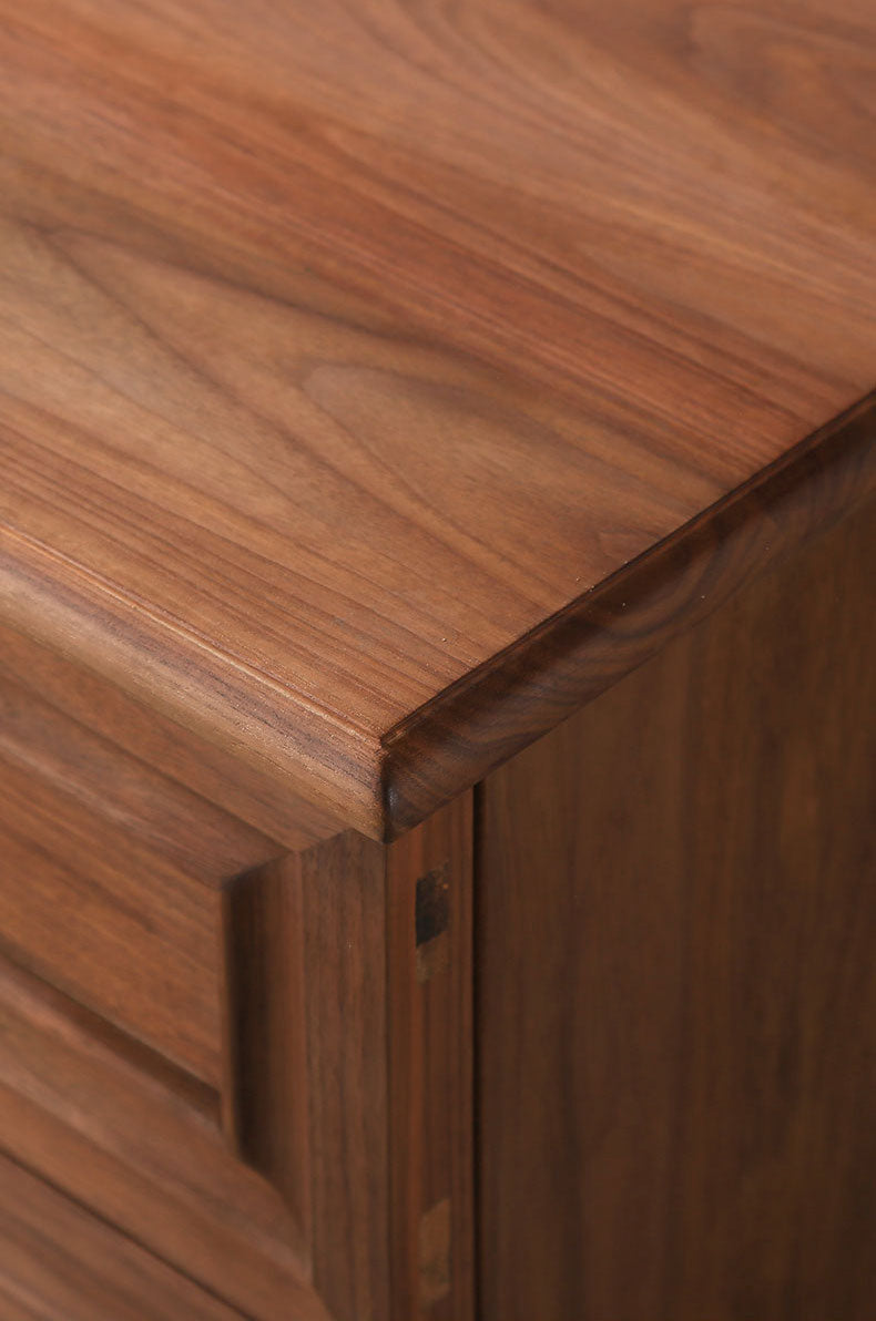 Mazonvintage-Quest Walnut Wood Nightstand