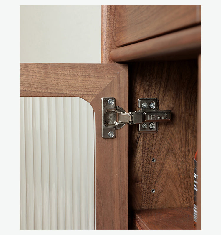 Mazonvintage-Small Black Walnut Wood Kitchen Cabinets