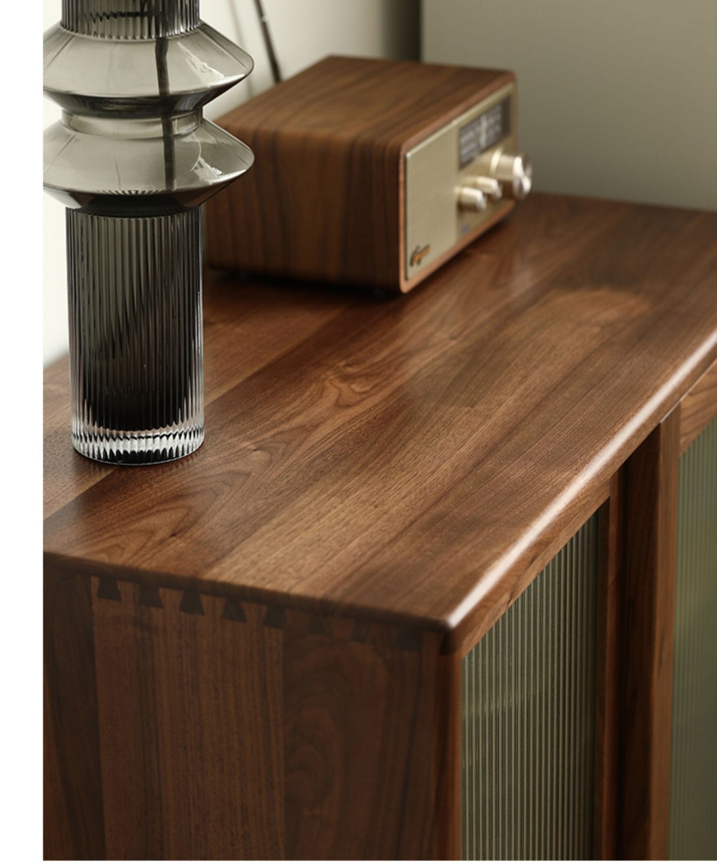 Mazonvintage-Epic Small Square Walnut Wood Storage Cabinet