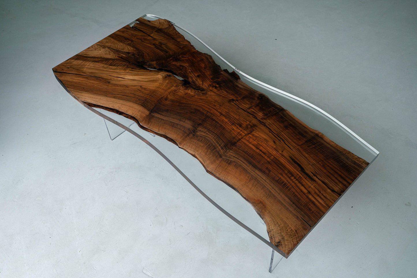 Mazonvintage-Live edge Handmade Unique Live Edge Epoxy Resin River Wood