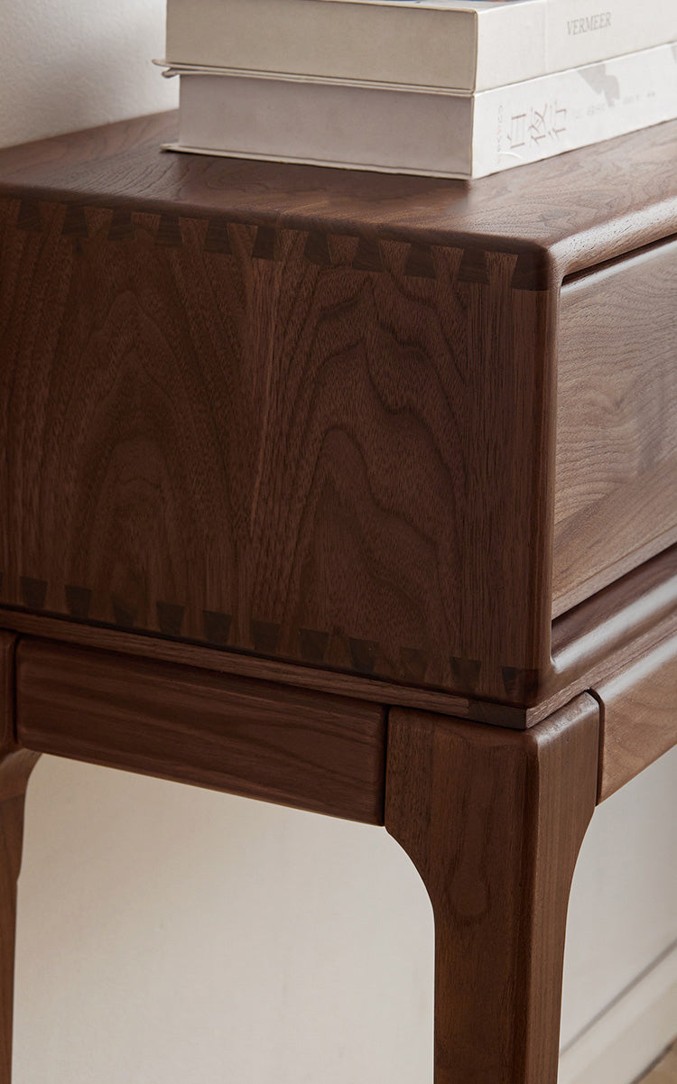Mazonvintage-Cypress Entryway Solid Walnut Wood Console Table