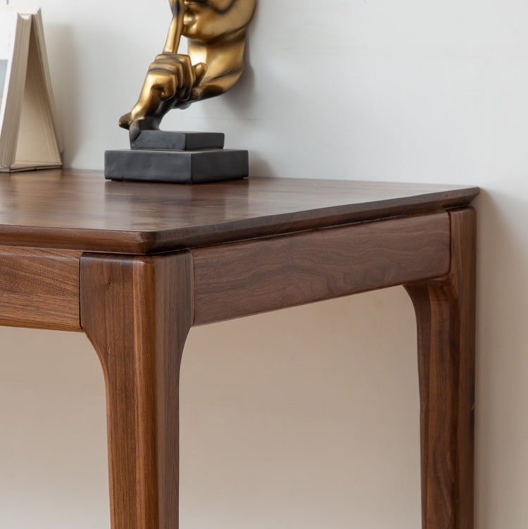 Mazonvintage-Clean Lines Modern Workspace Walnut Wood Standing Desk