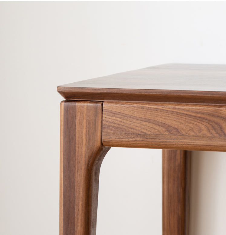 Mazonvintage-Clean Lines Modern Workspace Walnut Wood Standing Desk