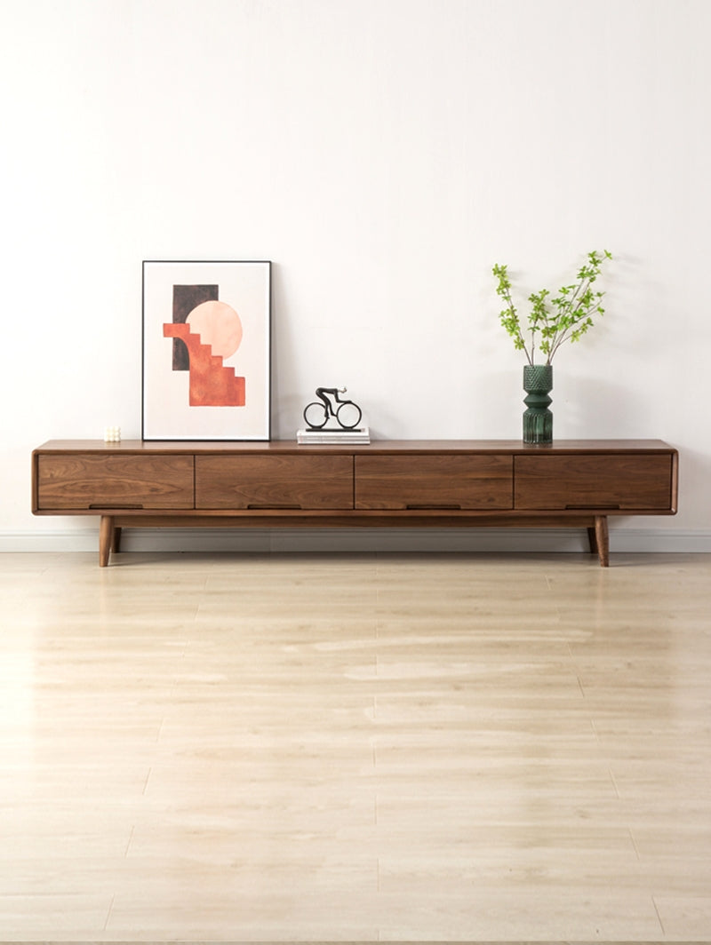 Mazonvintage-Urban Chic Black Walnut Wood Media Unit
