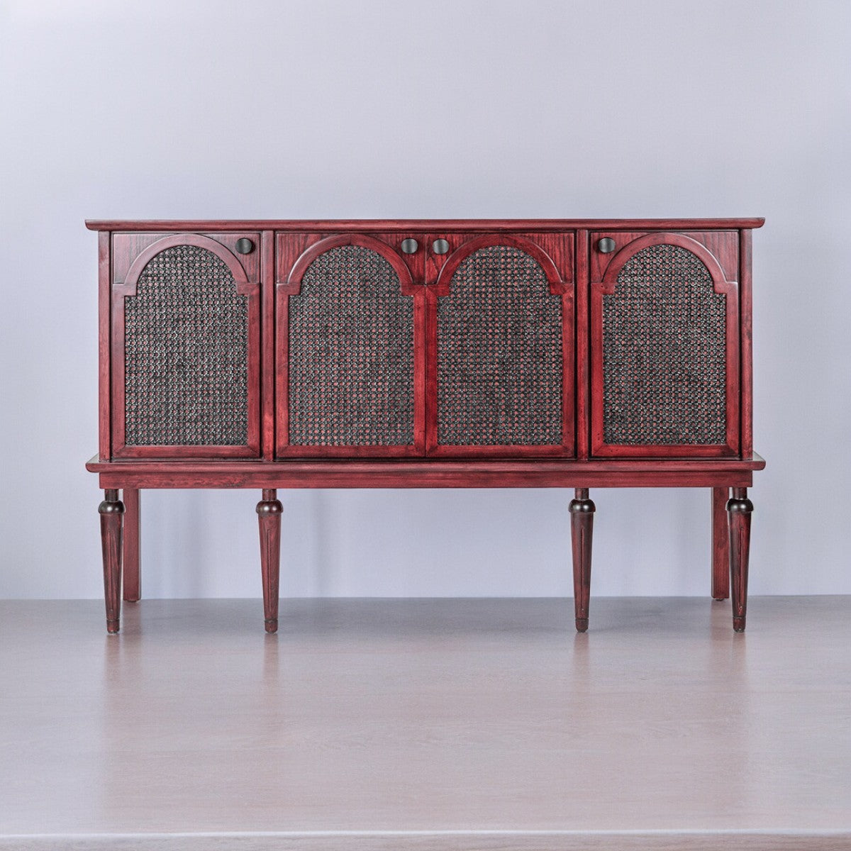 Malvina White Oak Wood Cabinet & Sideboard