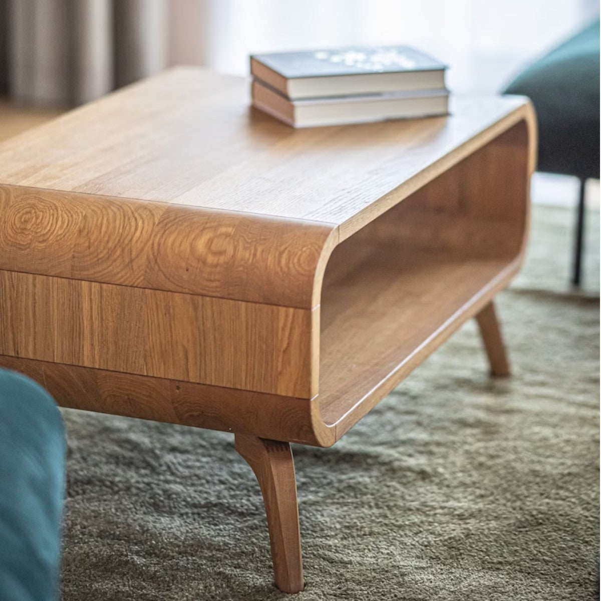 Marcel Oak Wood Coffee Table