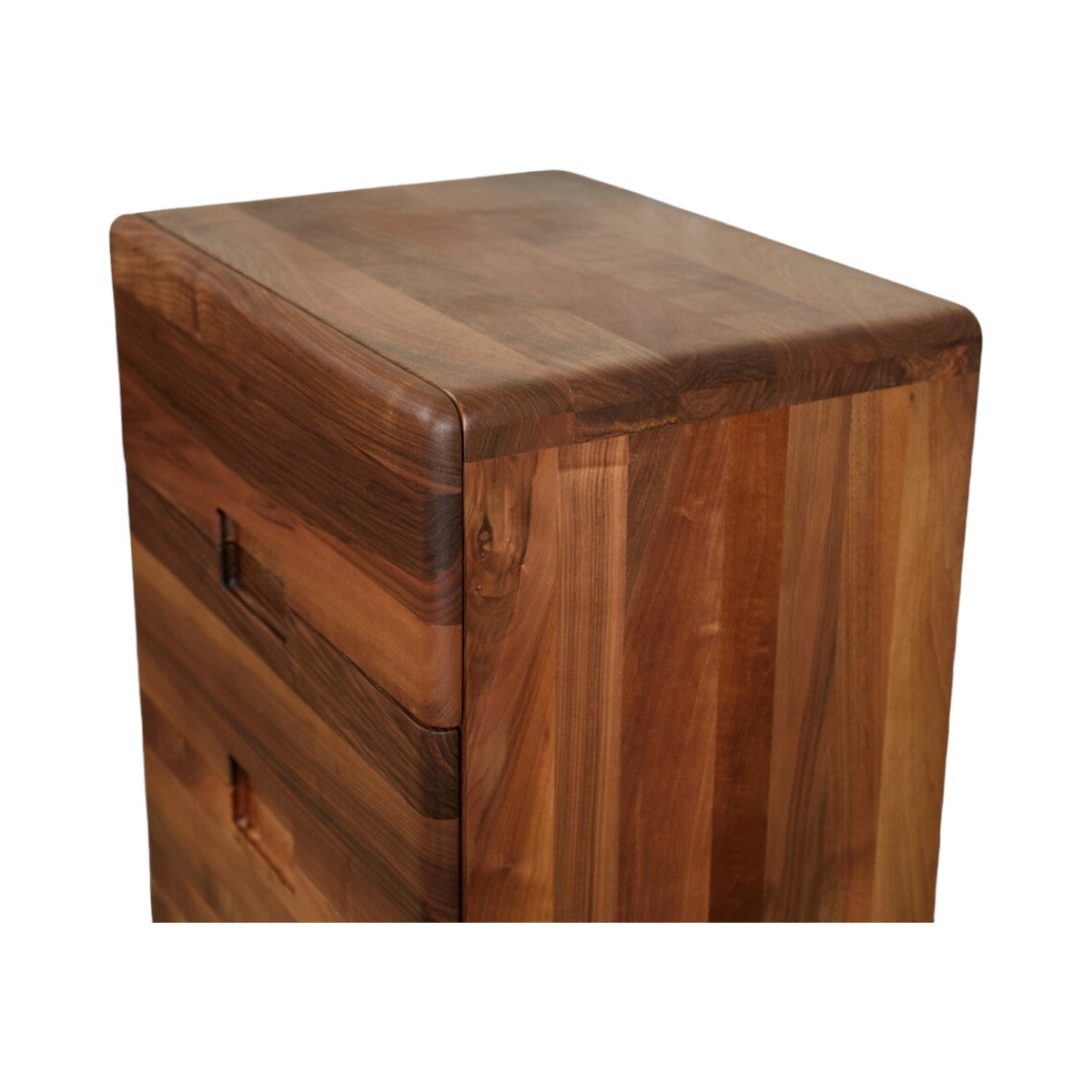 Nevio Walnut Wood Chest of Drawers