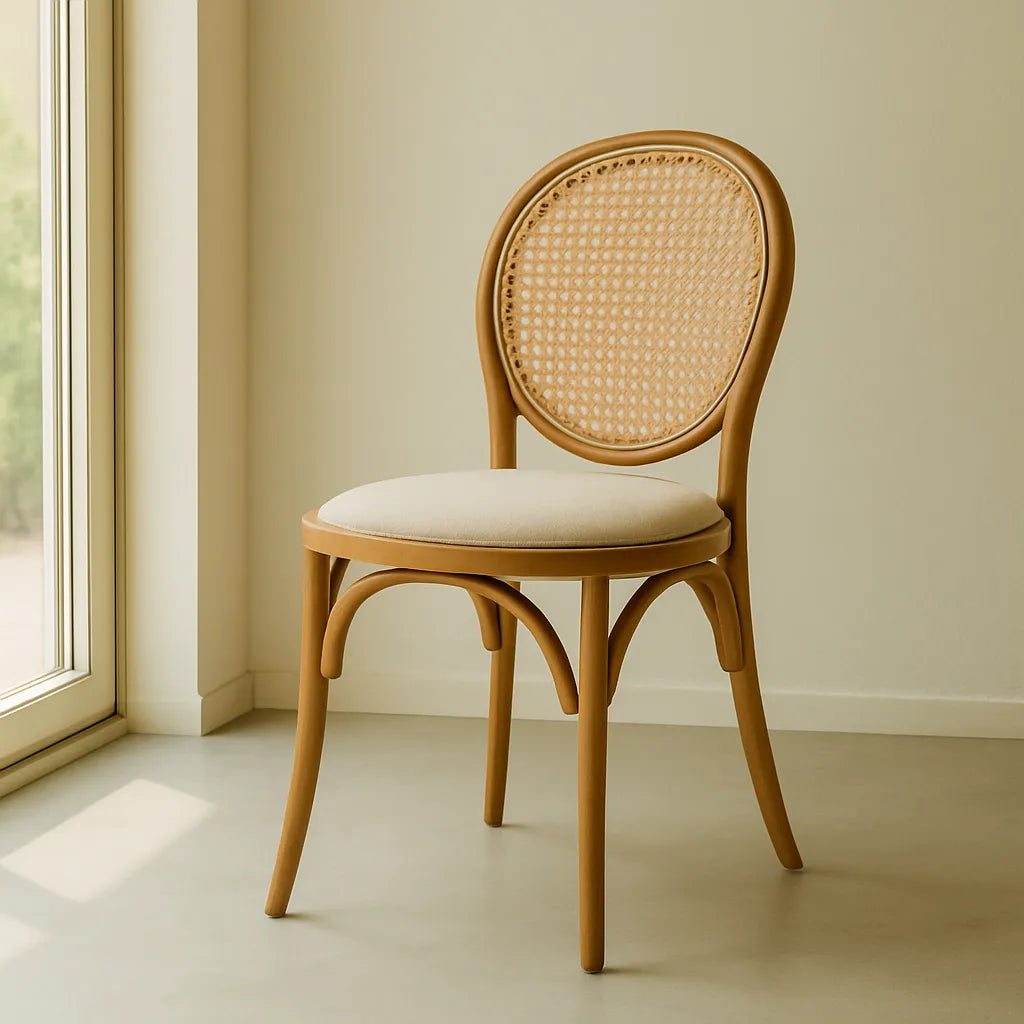 Rattan Back Dining Chair Charm Elevating Every Dining Setting