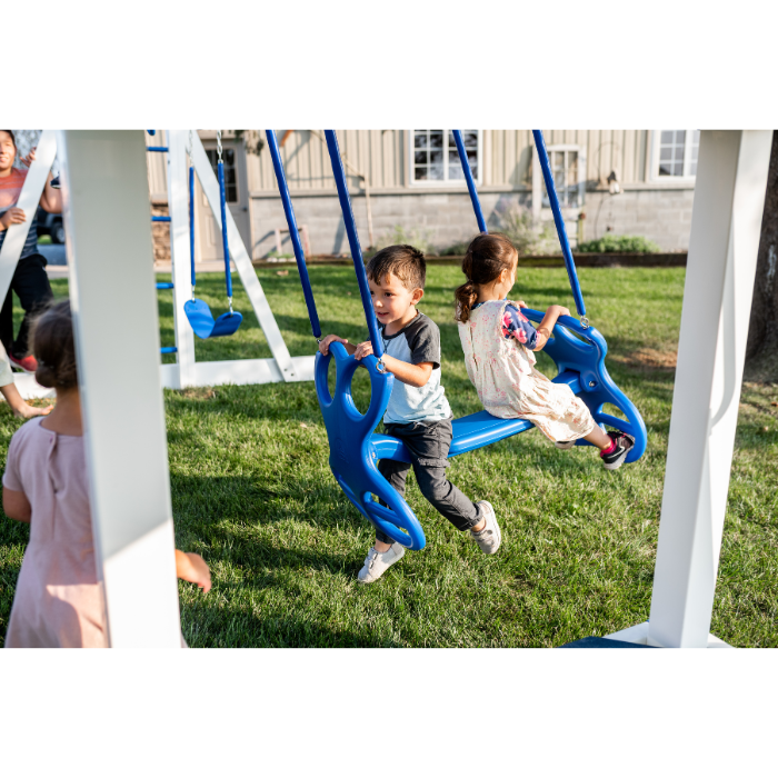 Shooting Star Climber Vinyl Swing Set