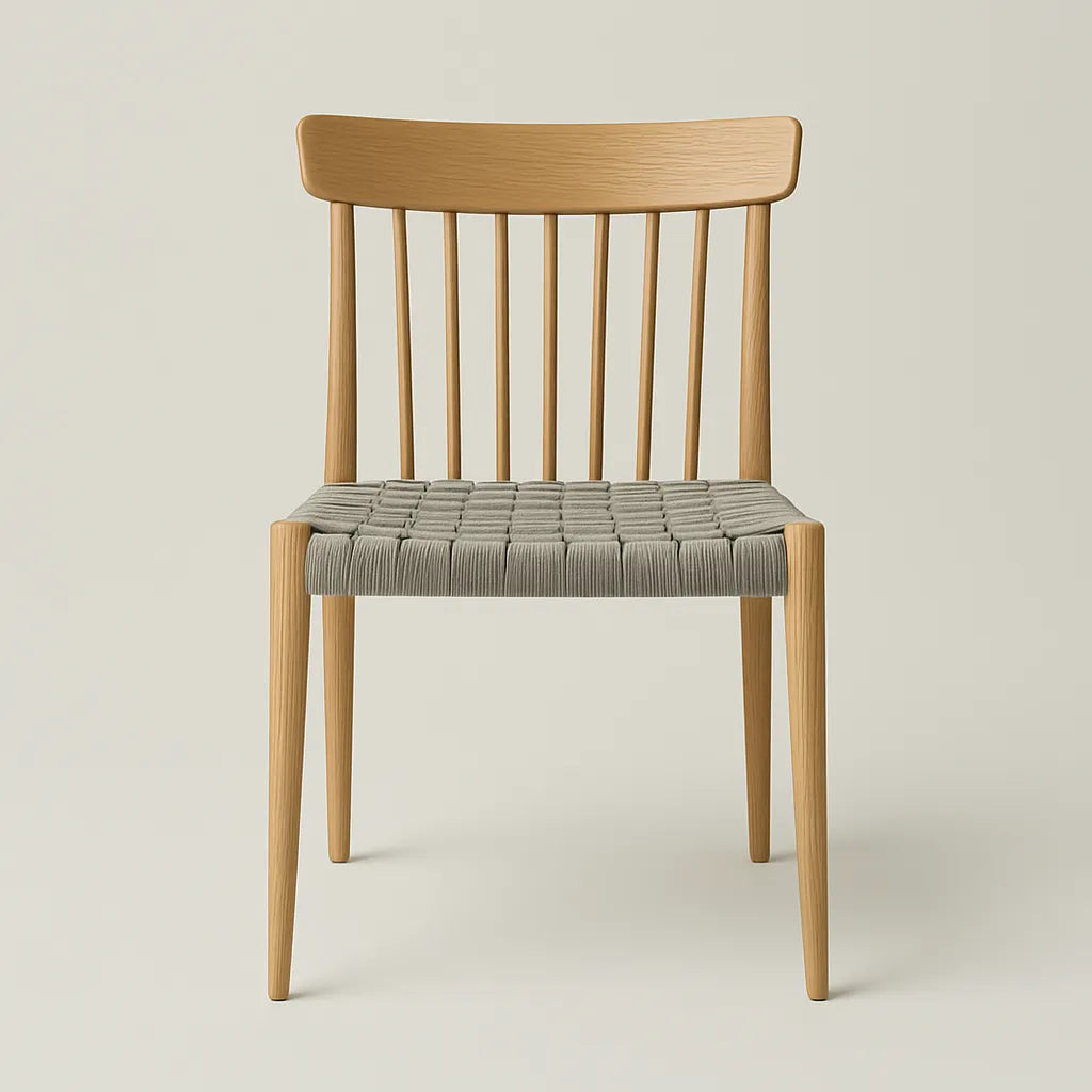 Woven Strap Dining Chair Simplicity Elevating Contemporary Dining Areas