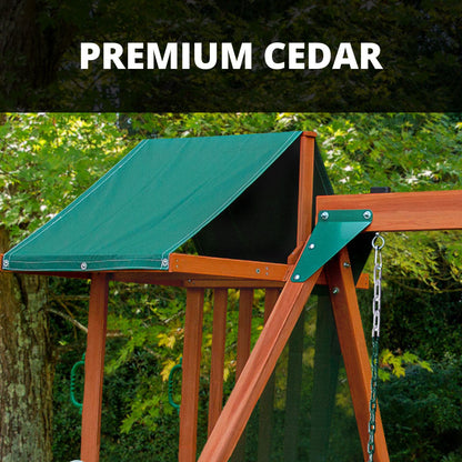 Basic Swing Set with Slide