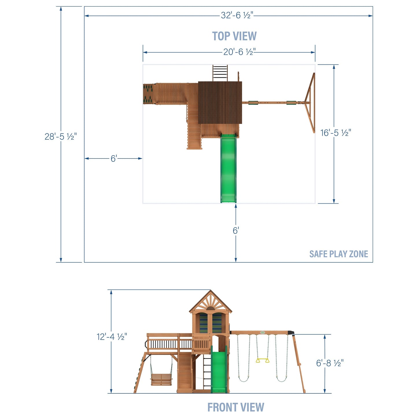 Caribbean Swing Set
