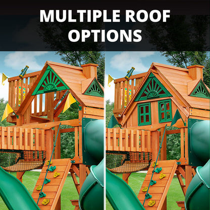 Wilderness Gym w/ Sky Loft Swing Set