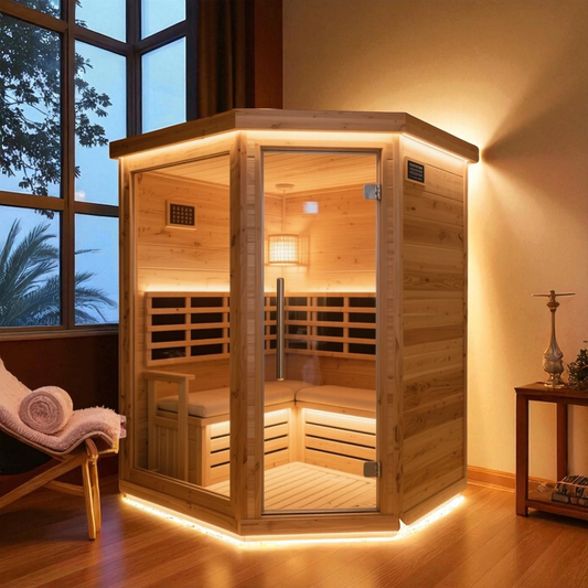 High-class Natural Wood Sauna Room - Luxurious & Modern