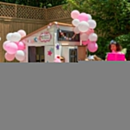 Modern Outdoor Playhouse - White & Raven