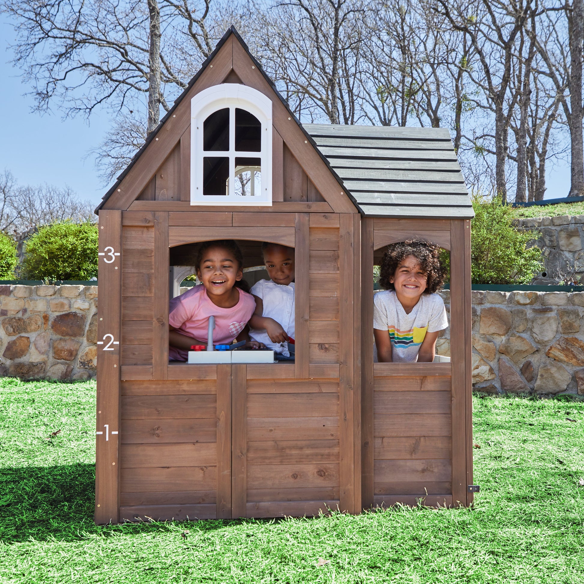 Timberwood Wooden Outdoor Playhouse
